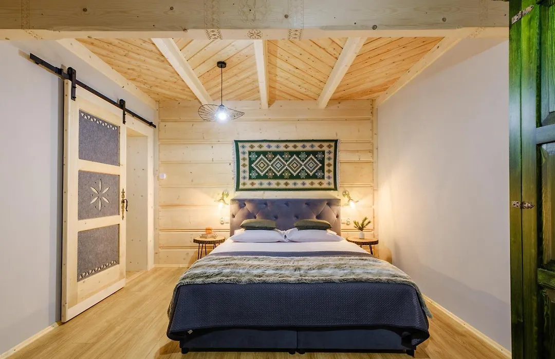 Willa Olsza Wood House & Mountain View & Sauna-1