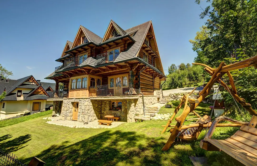 Willa Olsza Wood House & Mountain View & Sauna-1