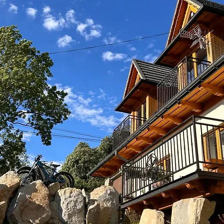 Willa Olsza Wood House & Mountain View & Sauna-2