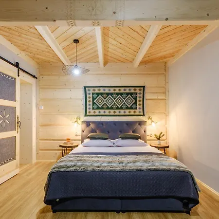 Willa Olsza Wood House & Mountain View & Sauna-3